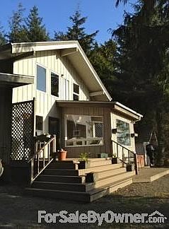 Side of Home
						:
						Large wrap around deck with hot tub!