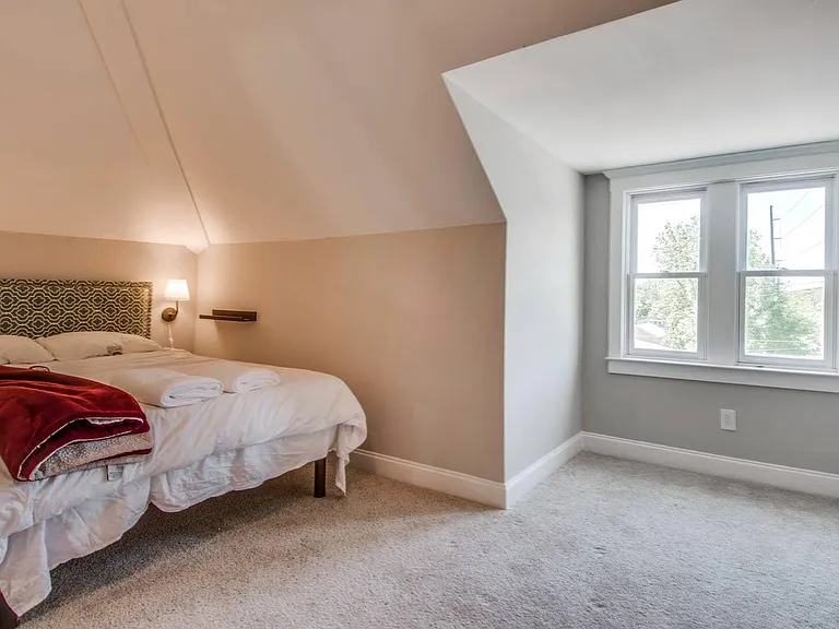 Bedroom 2 up the spiral staircase