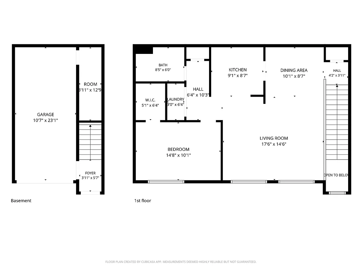 Floor plan 1 Bed
