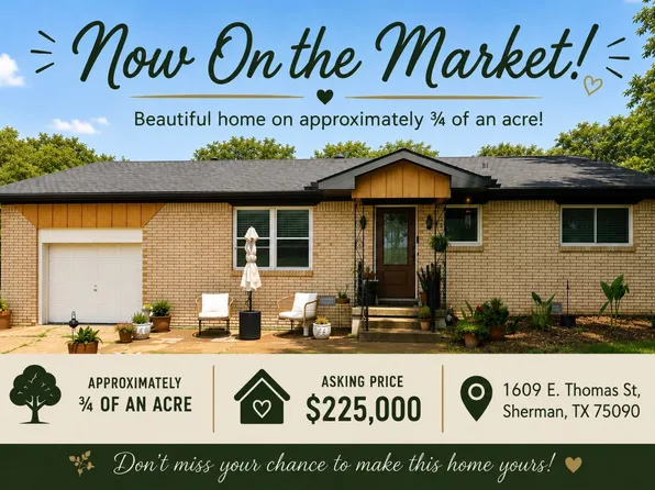 1609 E Thomas St, Sherman, TX 75090
