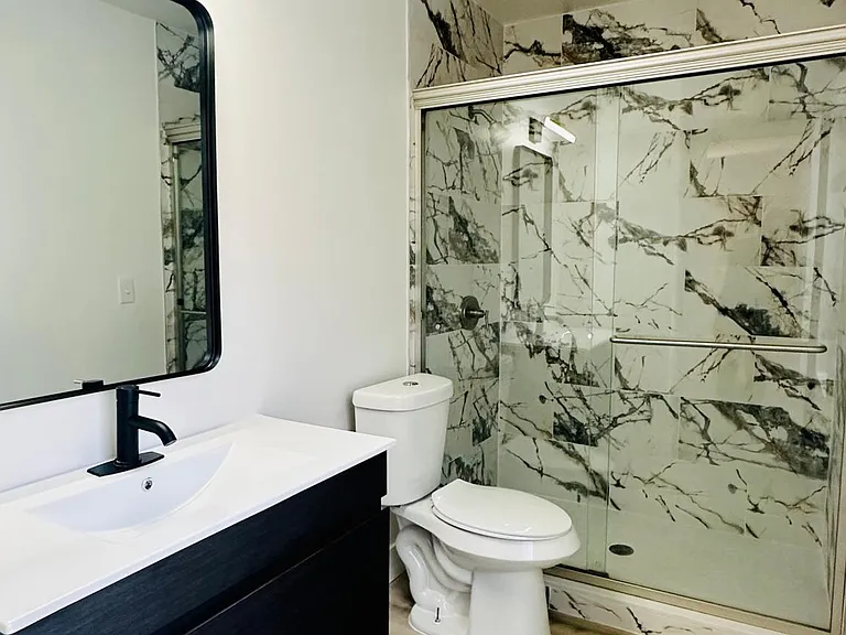 Newly renovated bathroom; 1st floor