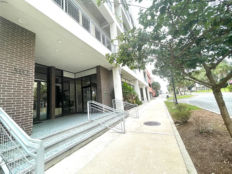Front view, building is next to the Parking Garage on Broadway St downtown Ocala