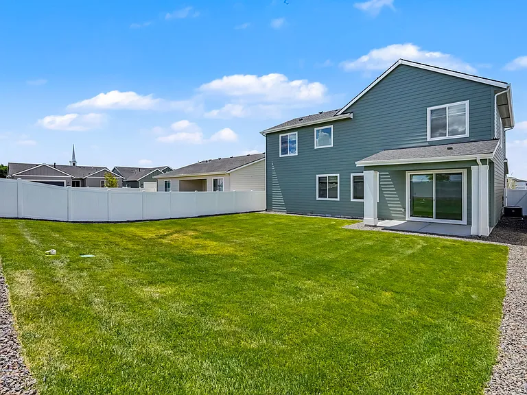 A huge backyard