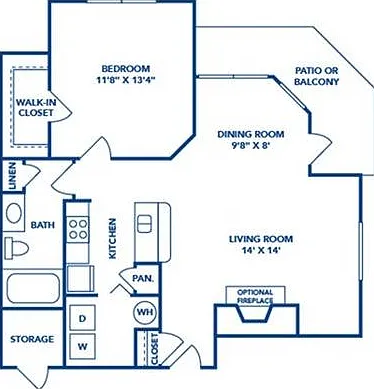 1 Bedroom | 1 Bath | 779 SF 1 Bedroom | 1 Bath | 779 SF