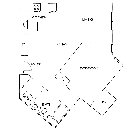 Floor plan Design 1L