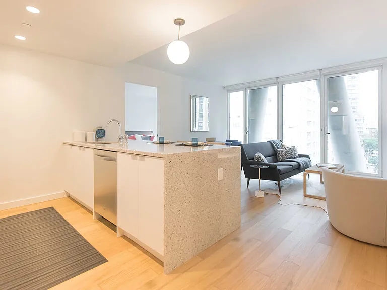 Living Room with Floor-to-Ceiling Windows