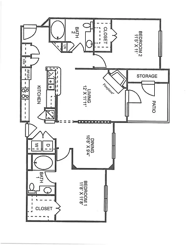 Floor plan B1-2G