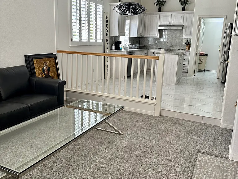 Family Room into Kitchen