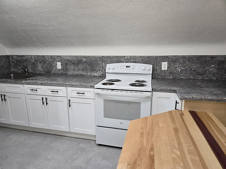 Kitchen stove and countertops