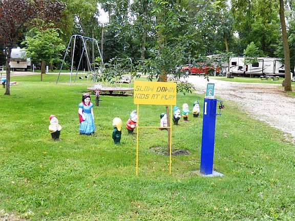 Play equipment stays