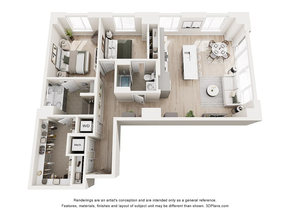 Floor plan 2X2 C