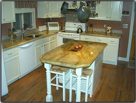New Kitchen w/ concrete counters