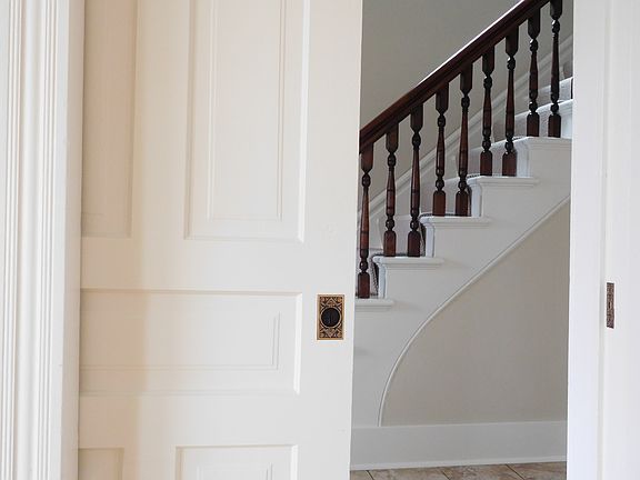Pocket door & banister