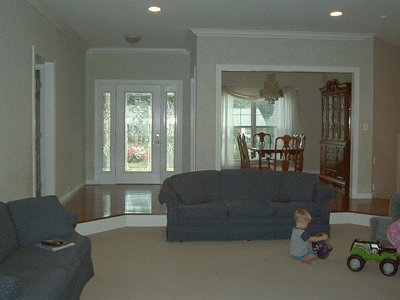 Living room to front door