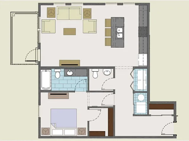 Floor plan 216 / 316 / 416