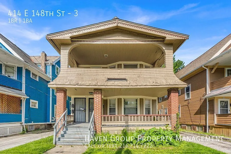 414 E 148th St | Unit 3, Cleveland, Ohio, 44110 - Spacious 1-bed 1-bath multi-family home! — Photo 1