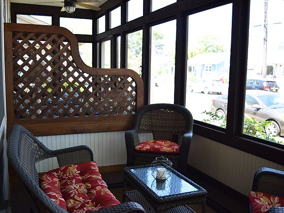 Front screened in porch. 