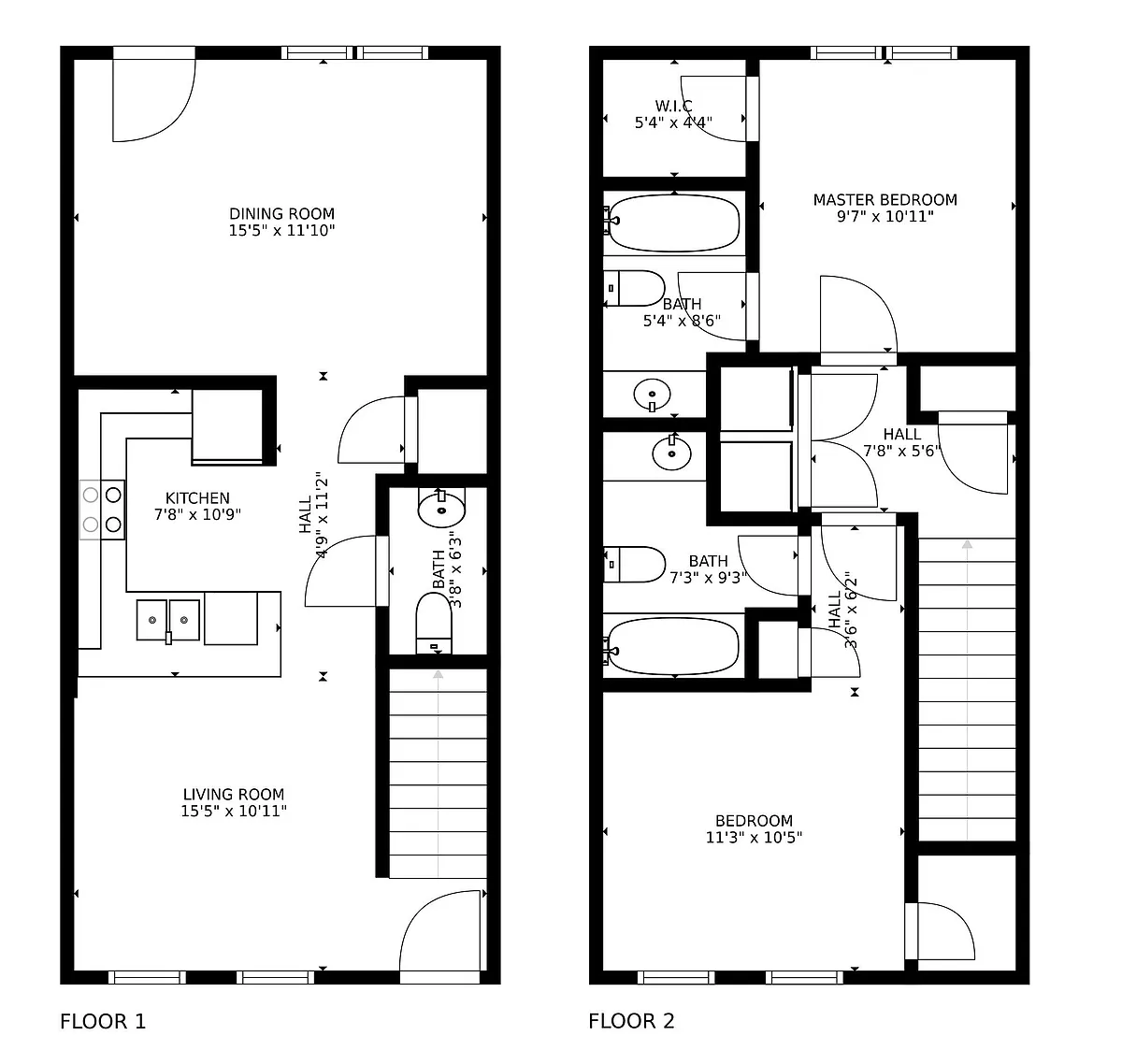 Floor plan Tide Mill