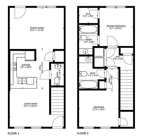 Floor plan Tide Mill
