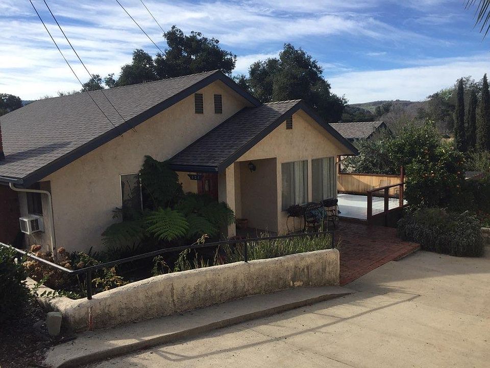 Front of house, off-street parking in front