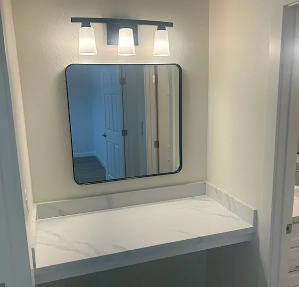 Dressing area- make up counter