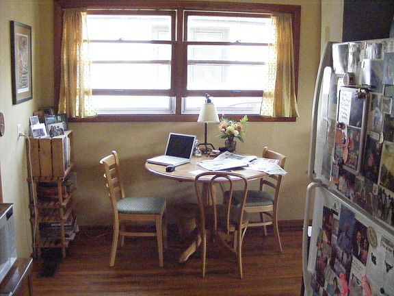 Eating area facing East