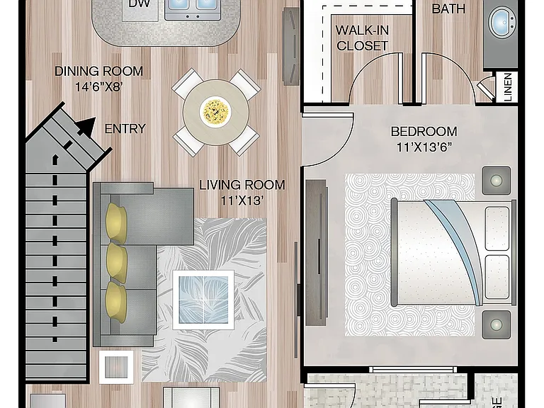 830 Square Feet 830 Square Feet