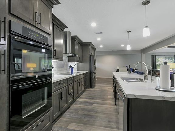 Walls opened up to have that modern open concept in the home