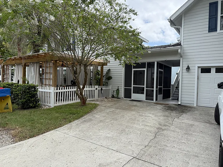 Driveway with garage