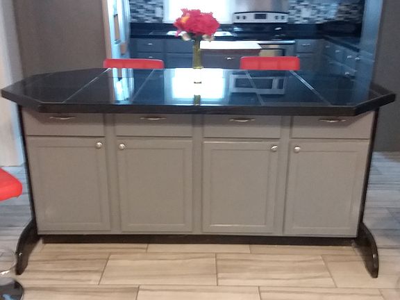 Moveable Island in kitchen
