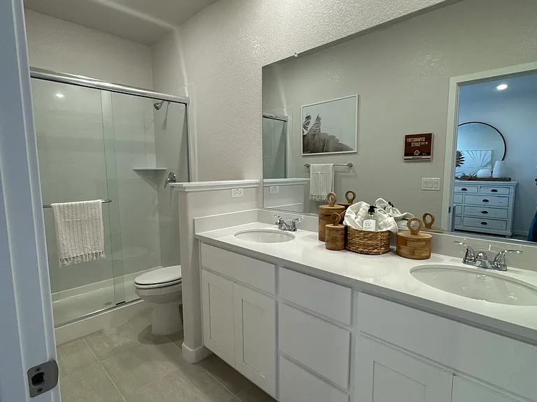 Model home for reference only- Master bathroom
