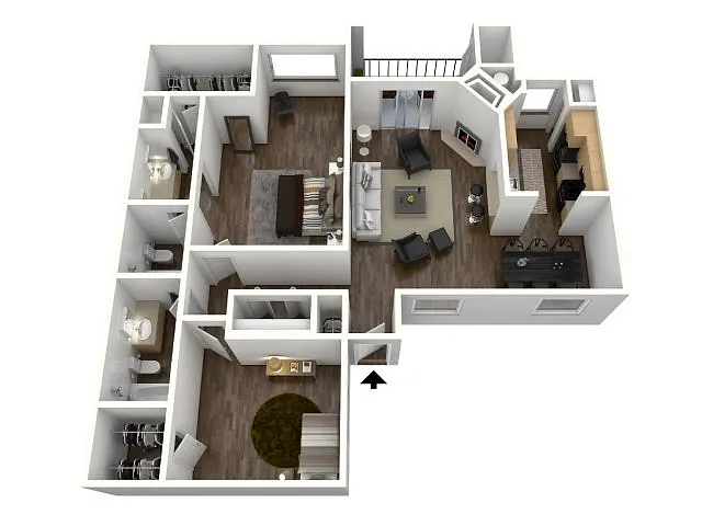 Floor plan B3