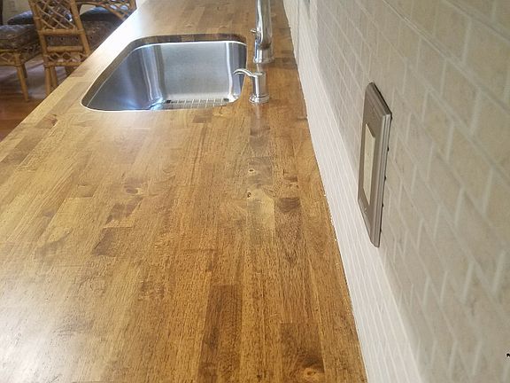 new countertops/backsplash