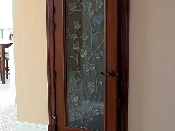 Wine cellar door