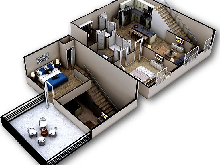 A3 Loft floor plan The Griffin