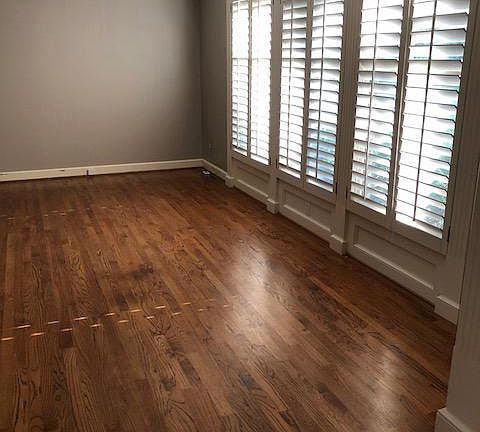 Living Room  with Plantation Shutters