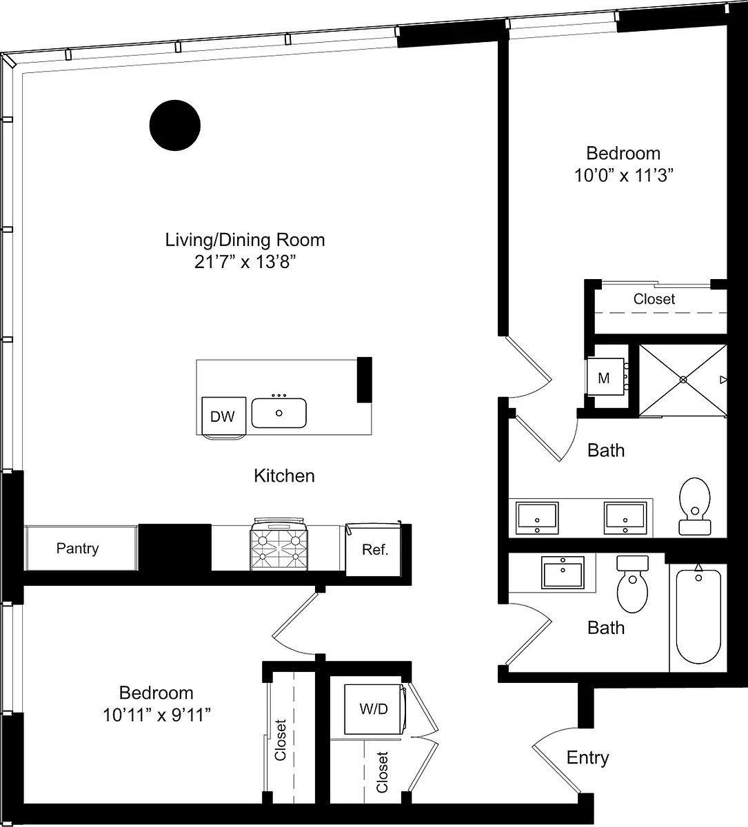 Floor plan B1b