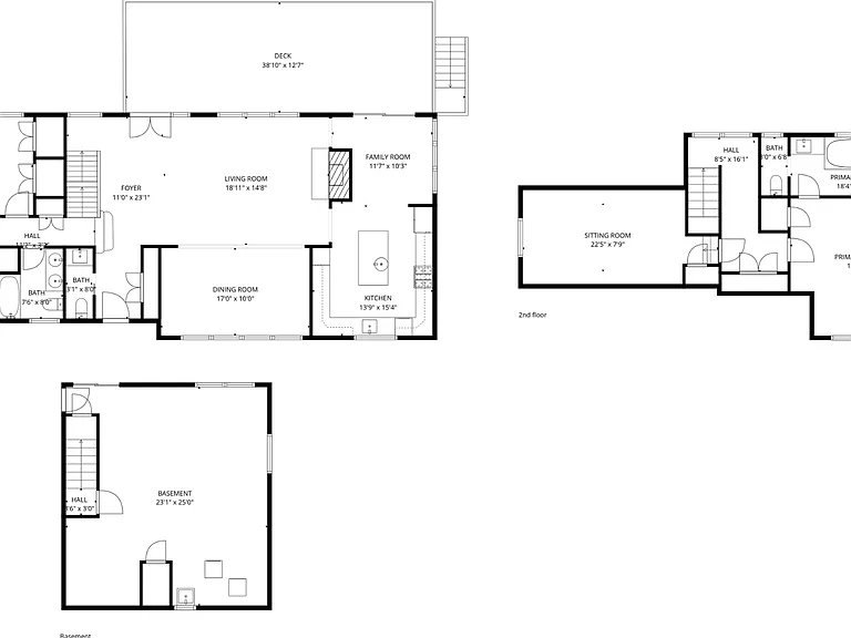 All Levels Floor Plan