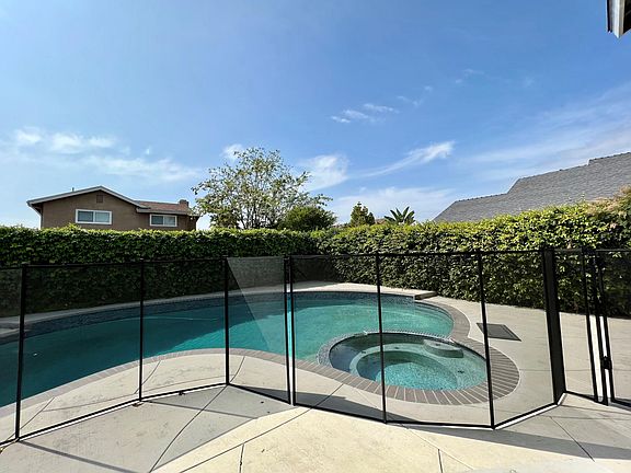 Backyard with Pool & new pool gate