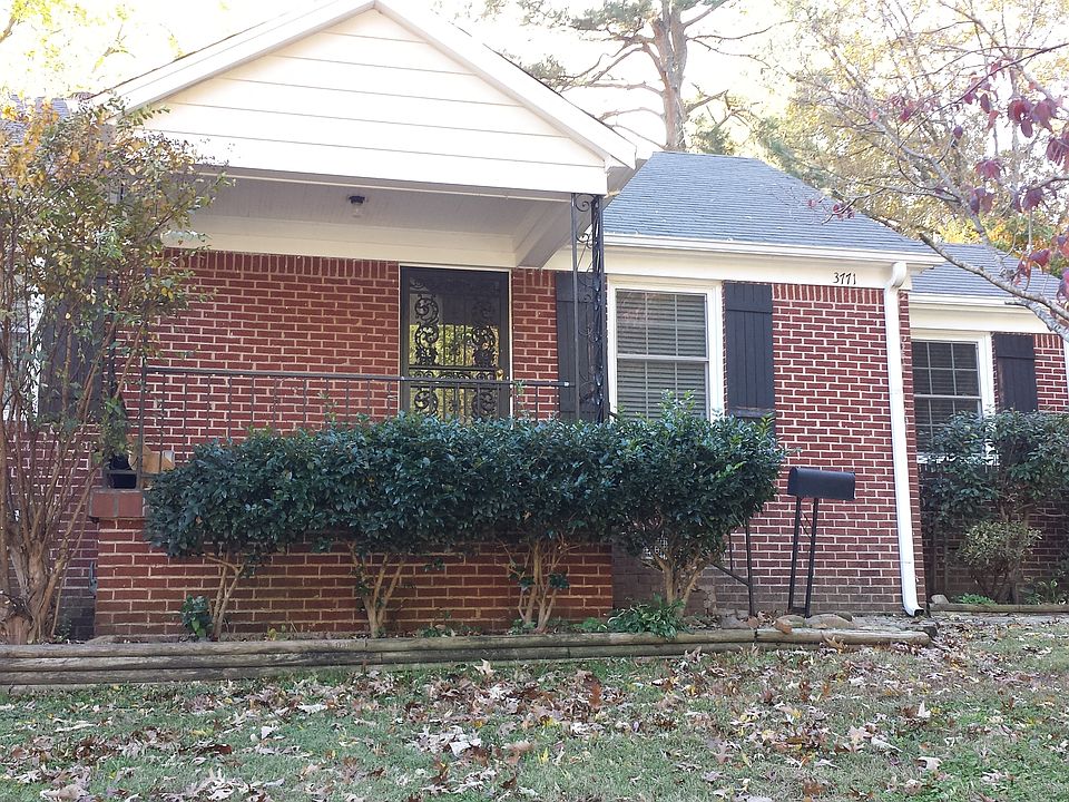 Front yard, on a hill