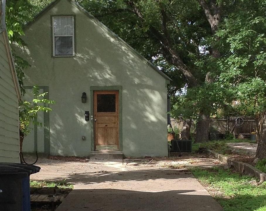 Cottage located behind historic Gramm House.