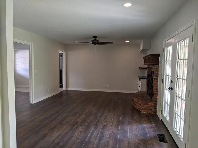 View of family room/den from the kitchen
