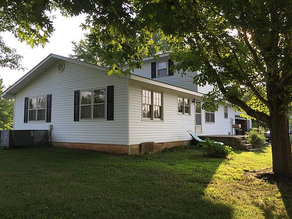 Rear view of home