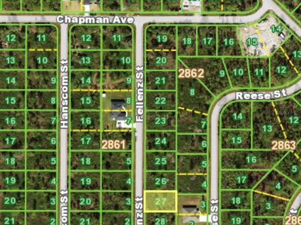 466 FELLENZ STREET LOT 27, PORT CHARLOTTE, FL 33953