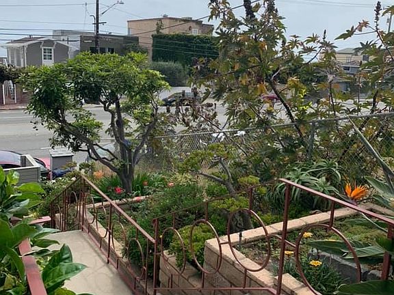 Stairs leading to the property from the street