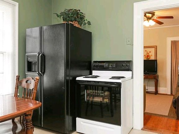 View of kitchen towards Living room
