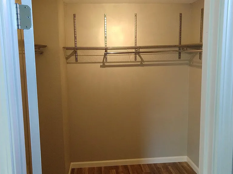 Master bedroom walk in closet