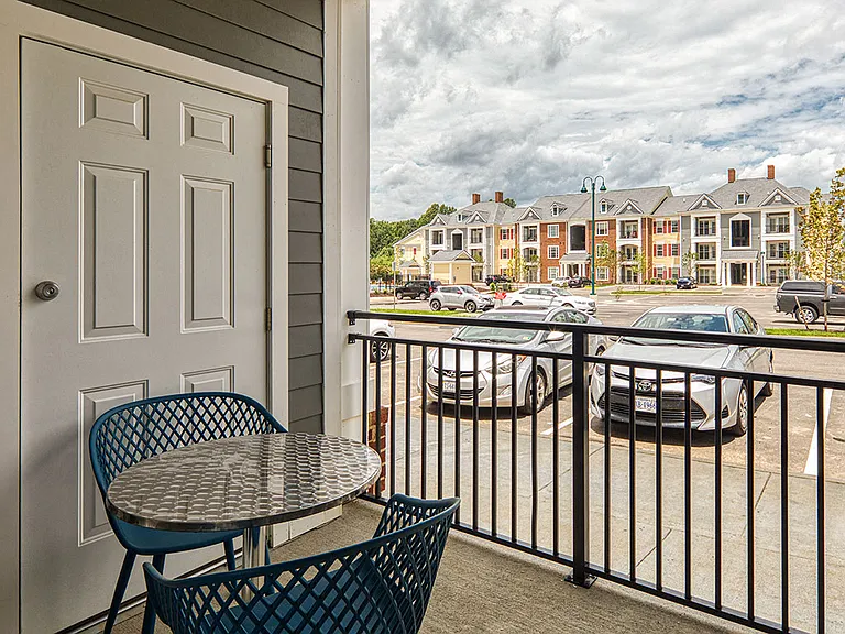 Private patios and balconies