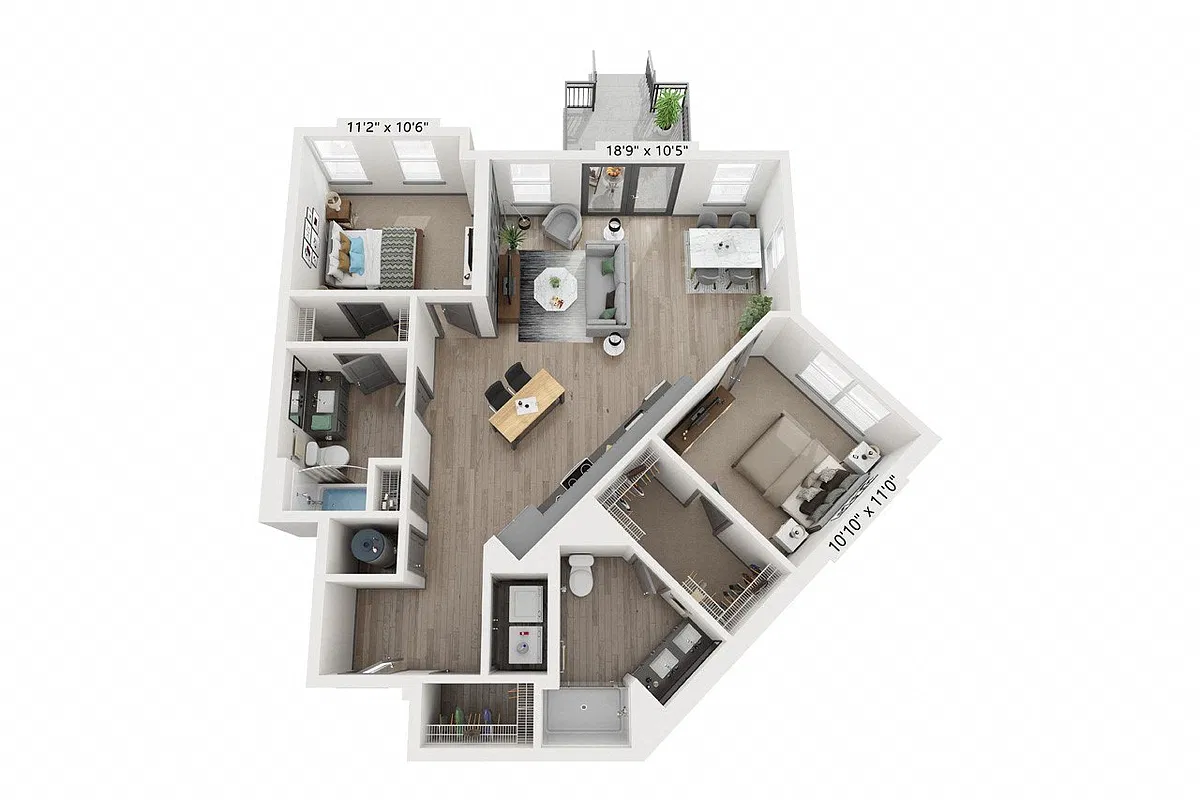 Floor plan Blackburn (2.2I)