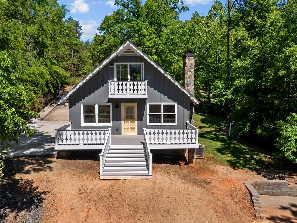 Front of house (facing Hyco Lake)